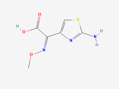 (2Z)-(2-aminothiazol-4-yl)(methoxyimino)acetic acid Structure