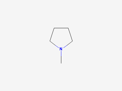 1-methylpyrrolidine (N-methylpyrrolidine) Structure