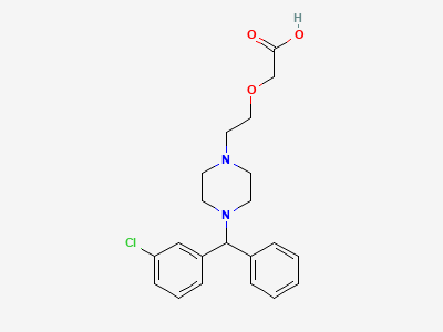 Cetirizine 3-Chloro Impurity Structure