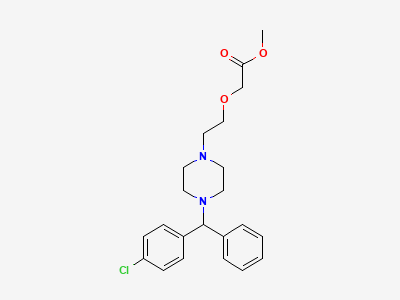 Cetirizine Methyl Ester Impurity Structure