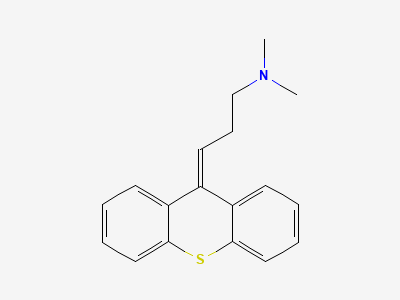 N,N-dimethyl-3-(9H-thioxanthen-9-ylidene)propan-1-amine Structure