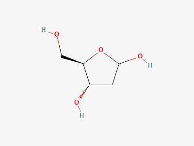 2-deoxy-D-erythro-pentofuranose (2-deoxy-D-ribose) Structure