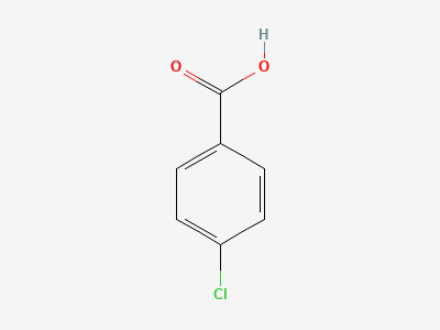 4-chlorobenzoic acid Structure