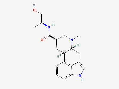 N-[(2S)-1-hydroxypropan-2-yl]-6-methylergoline-8βcarboxamide (dihydroergometrine) Structure