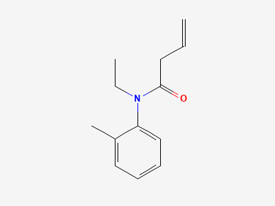 N-ethyl-N-(2-methylphenyl)but-3-enamide Structure