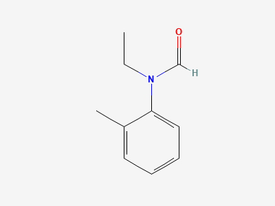 N-ethyl-N-(2-methylphenyl)formamide Structure