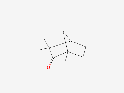 1,3,3-trimethylbicyclo[2.2.1]heptan-2-one (fenchone) Structure