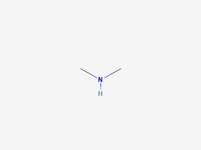 N-methylmethanamine (dimethylamine) Structure