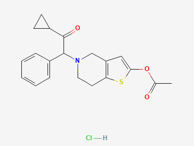 Des Fluoro Prasugrel Impurity Structure