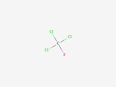 Trichlorofluoromethane Structure
