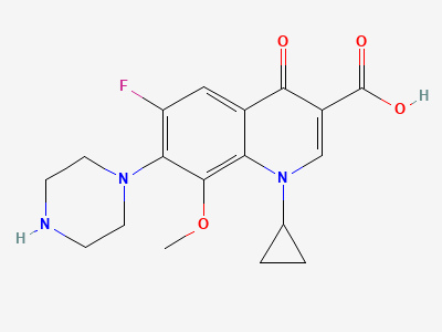 Desmethyl Gatifloxacin Structure