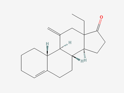 13-ethyl-11-methylidenegon-4-en-17-one Structure