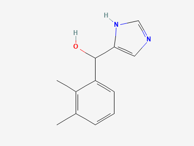 (RS)-(2,3-dimethylphenyl)(1H-imidazol-4-yl)methanol Structure