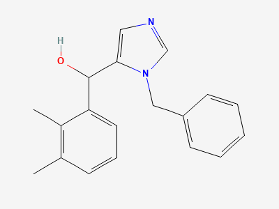(RS)-(1-benzyl-1H-imidazol-5-yl)(2,3-dimethylphenyl)-methanol Structure