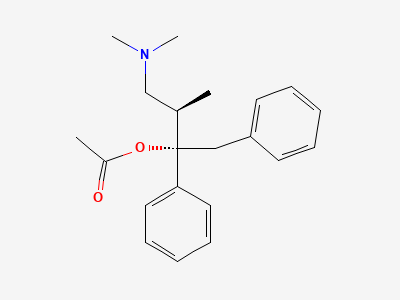 (1S,2R)-1-benzyl-3-(dimethylamino)-2-methyl-1-phenylpropyl acetate (acetoxyphene) Structure