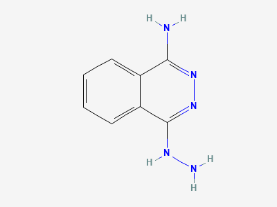 4-hydrazinophthalazin-1-amine Structure