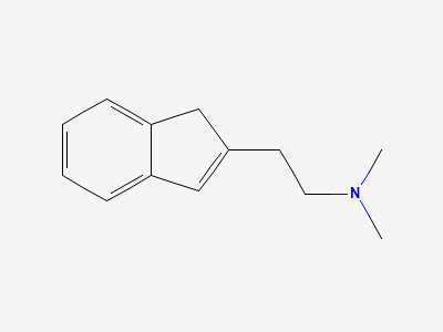 2-(1H-inden-2-yl)-N,N-dimethylethan-1-amine Structure