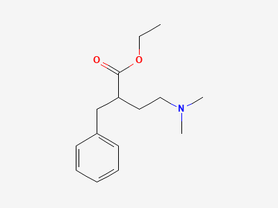 Ethyl (2RS)-2-benzyl-4-(dimethylamino)butanoate Structure