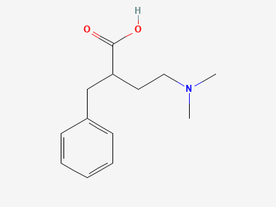 (2RS)-2-benzyl-4-(dimethylamino)butanoic acid Structure