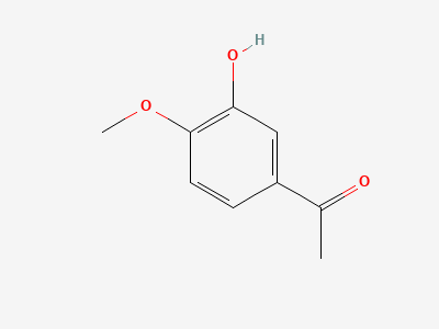 1-(3-hydroxy-4-methoxyphenyl)ethan-1-one (acetoisovanillone) Structure