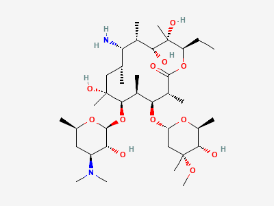 (9S)-9-amino-9-deoxoerythromycin Structure