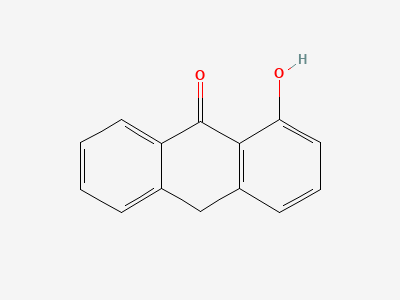 1-hydroxyanthracen-9(10H)-one Structure