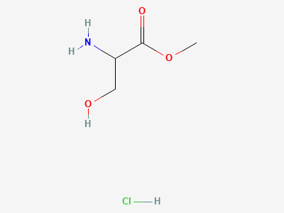 DL-Serine Methyl Ester Hydrochloride Structure
