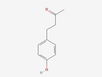 4-(4-hydroxyphenyl)butan-2-one Structure