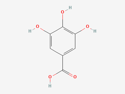 3,4,5-trihydroxybenzoic acid (gallic acid) Structure