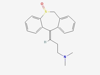(E)-11-[3-(dimethylamino)propylidene]-6,11-dihydro-5H-5λ4-dibenzo[b,e]thiepin-5-one Structure