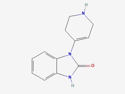 1-(1,2,3,6-tetrahydropyridin-4-yl)-1,3-dihydro-2H-benzimidazol-2-one Structure