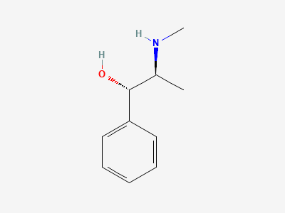 (1S,2S)-2-(methylamino)-1-phenylpropan-1-ol (pseudoephedrine) Structure