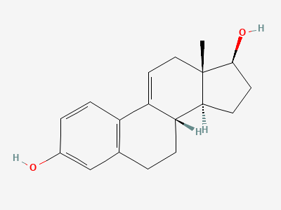 Estra-1,3,5(10),9(11)-tetraene-3,17β-diol Structure