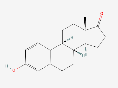 3-hydroxyestra-1,3,5(10)-trien-17-one (estrone) Structure