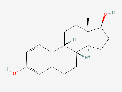 Estra-1,3,5(10)-triene-3,17β-diol (estradiol) Structure