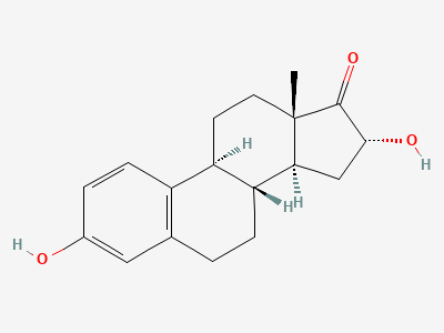3,16α-dihydroxyestra-1,3,5(10)-trien-17-one Structure