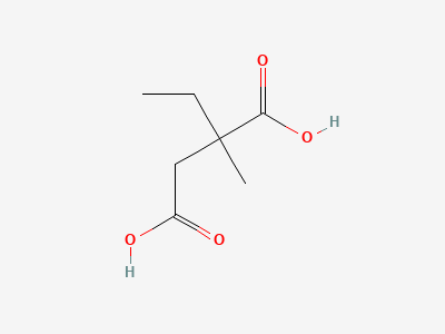 (2RS)-2-ethyl-2-methylbutanedioic acid Structure