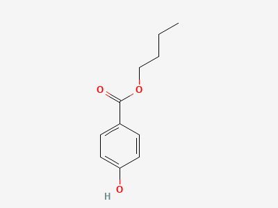 Ethyl Parahydroxy Benzoate Impurity - D (butyl 4-hydroxybenzoate) Structure