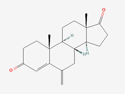 6-methylideneandrost-4-ene-3,17-dione Structure