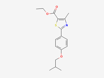 Febuxostat Descyano Ethyl Ester Structure
