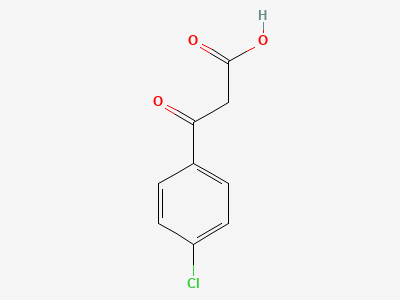 3-(4-chlorophenyl)-3-oxopropanoic acid Structure