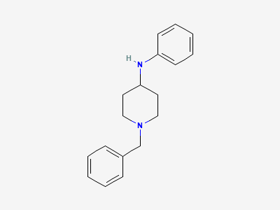 1-benzyl-N-phenylpiperidin-4-amine Structure