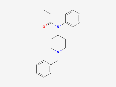 N-(1-benzylpiperidin-4-yl)-N-phenylpropanamide Structure