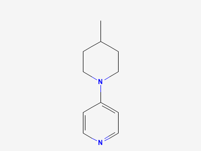 4-(4-methylpiperidin-1-yl)pyridine Structure