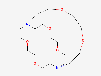 4,7,13,16,21,24-hexaoxa-1,10-diazabicyclo[8.8.8]hexacosane (aminopolyether) Structure