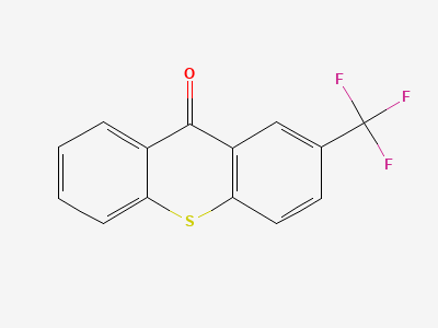 2-(trifluoromethyl)-9H-thioxanthen-9-one Structure