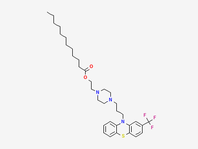 Fluphenazine dodecanoate Structure