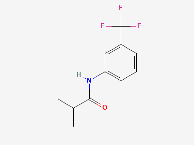 2-methyl-N-[3-(trifluoromethyl)phenyl]propanamide Structure