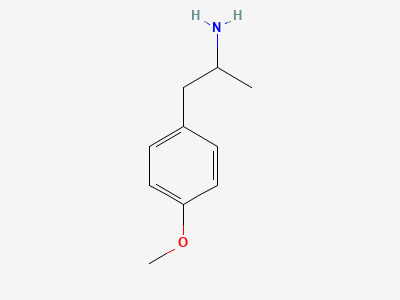 (2RS)-1-(4-methoxyphenyl)propan-2-amine Structure