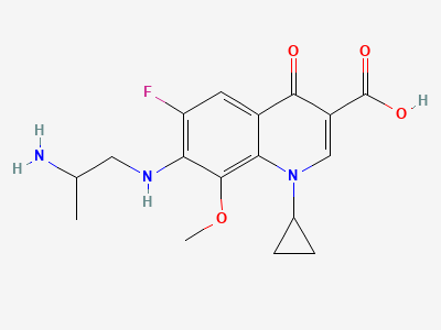 Gatifloxacin Desethylene impurity Structure